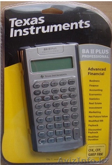 Финансовый калькулятор BA II Plus Professional