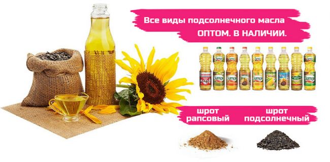 АСТОН - подсолнечное масло оптом на экспорт АСТОН - подсолнечное масло оптом на экспорт